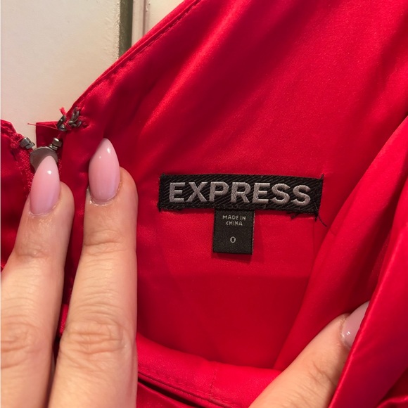 Express Red Mini Dress - Picture 2 of 3